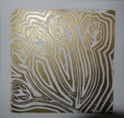 5 sparkly gold plantain heads