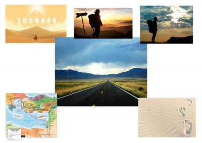 Moodboard for journey