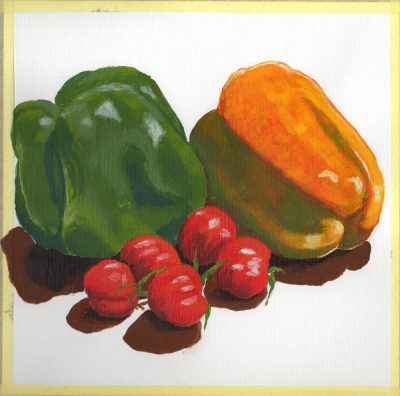 Acrylic Summer still life