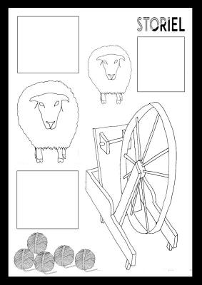 Initial adult poster linework