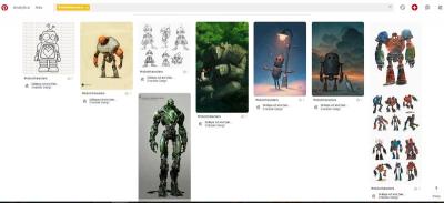 Robot character designs