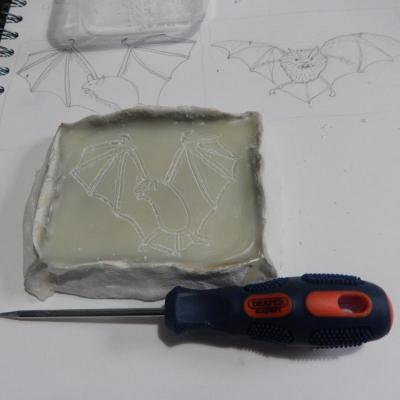 Carving stamp mould