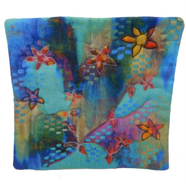 Cushion cover showing Pimpernel art