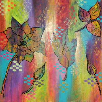 Read more about the article Making of a Clematis Abstract – my process.