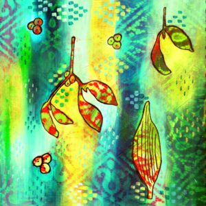 Painterly & Attractive Abstract Christmas Cards