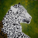 Jaguar painting in progress