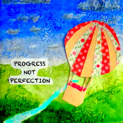 Read more about the article Progress not Perfection Art Journal Page