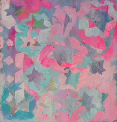 Second layer of stenciling