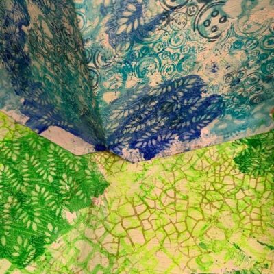 Art journal pop up page detail