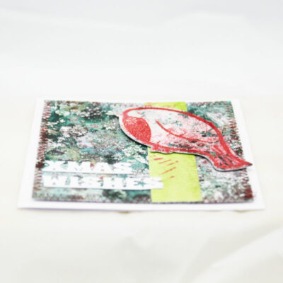 Festive Red Robin Xmas Card