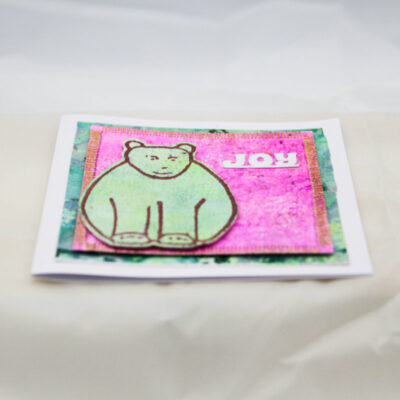 Wonderful and Shiny Polar Bear Card
