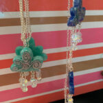 Mixed media jewellery necklaces
