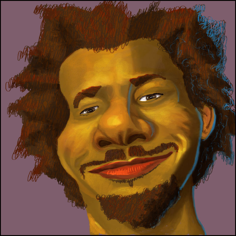 Eric Andre caricature