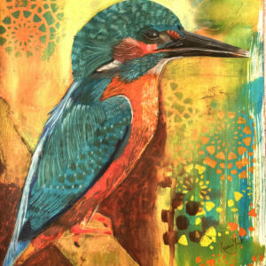 Read more about the article Creating a Kingfisher with Mixed Media: A Journey Beyond Technique