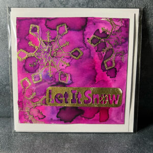 Winter Watercolour Land Snowflakes